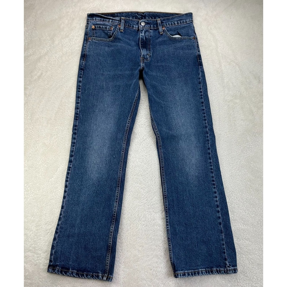 Levi's 527 Bootcut Jeans Mens 33x30 Blue Denim Western Cowboy Cut Work Med Wash